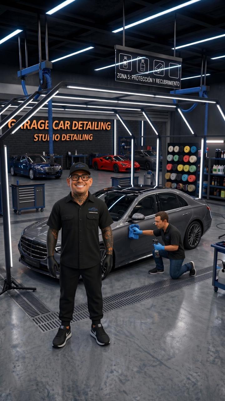 Geovanny Arce Sibaja historia Garage Car Detailing Costa Rica